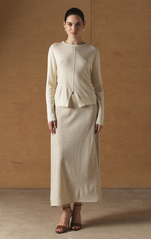 джемпер 26S2122KL - молочный (1)