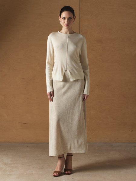 джемпер 26S2122KL - молочный (1)