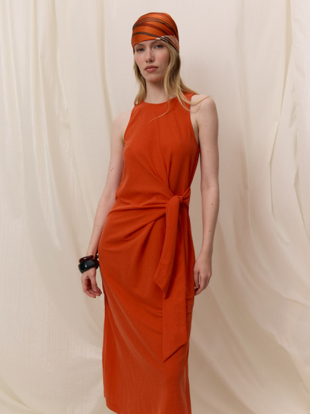 платье 24S1302KF – апельсин (1)