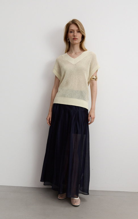 жилет 25S2313K – бежевый-серебро (4)