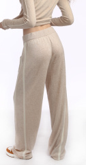 брюки 61N бежевые с молочной полоской (3)