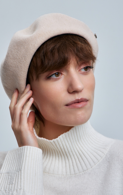 берет 250329 - молочный (2)