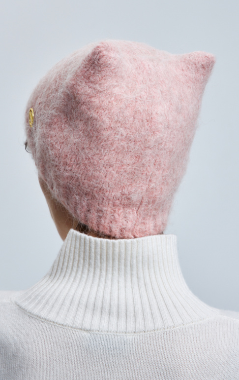 шапка 240199 - розовый (3)