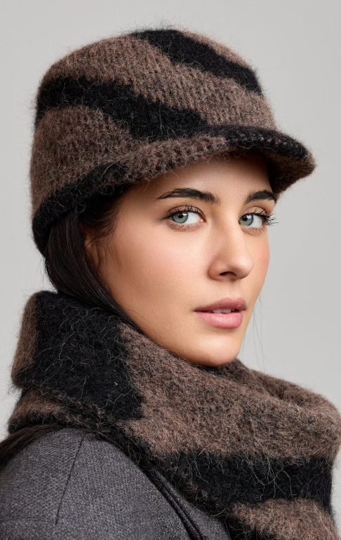 250148SR  коричнево-черный1