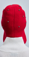 шапка 240193D - красный (4)
