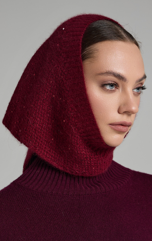 косынка 250172FXV - марсала 10