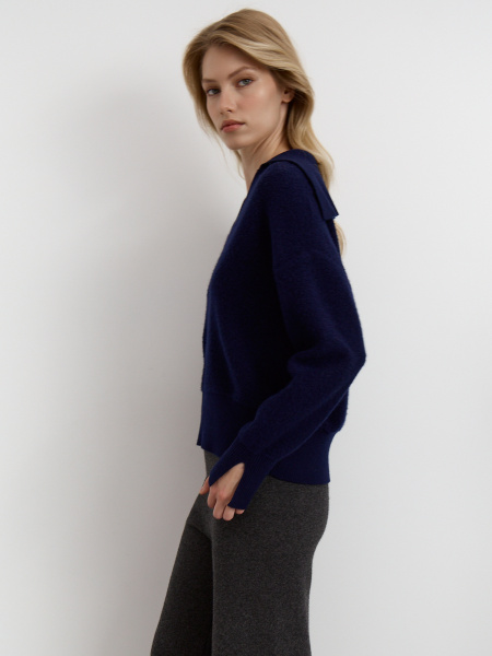 Джемпер 25W2116K Синий (9)