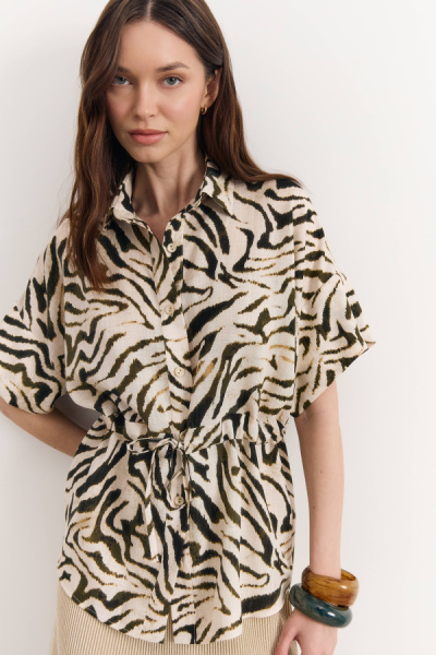 рубашка 26S1022F – бежевый (3)