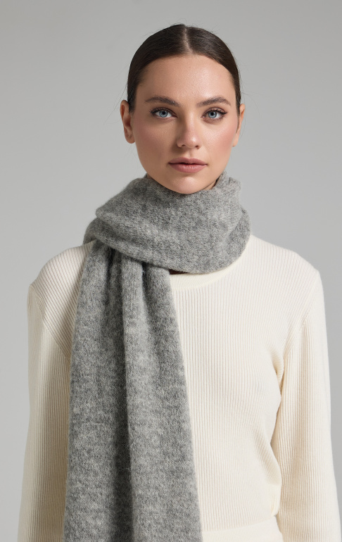 Палантин 250193.1SR - серый 10