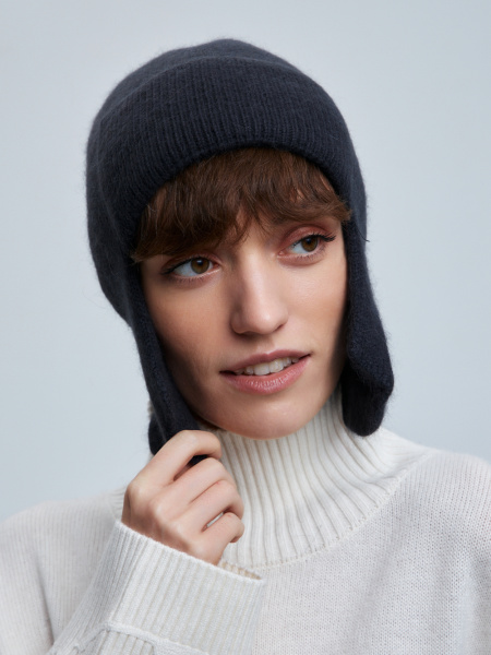 шапка ушанка 240127 - графит (2)