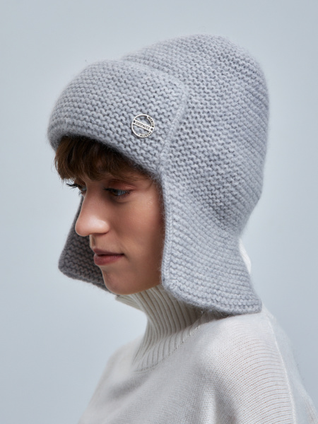 шапка ушанка 230160REC - светло-серый (3)