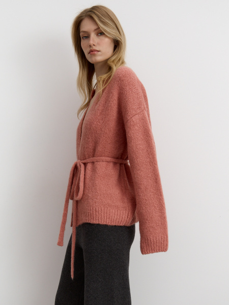 Кардиган 26W4111K - Розовый (39)