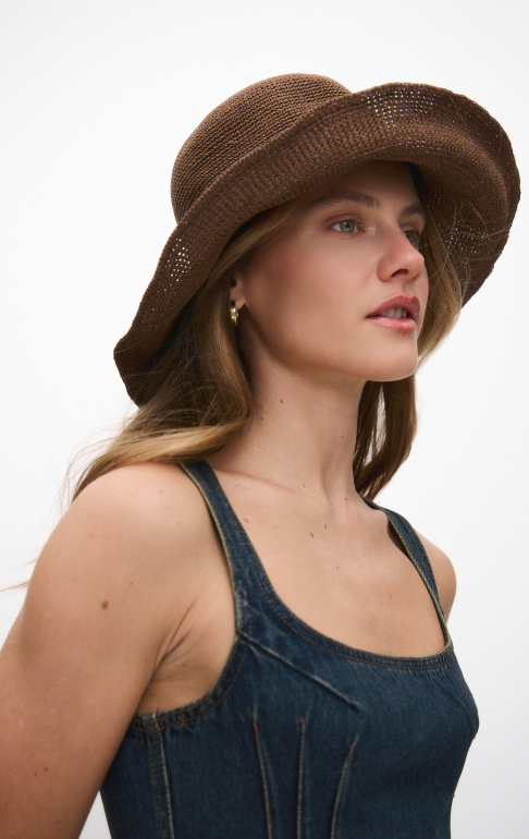 Шляпа 26S0115HD Коричневый (10)