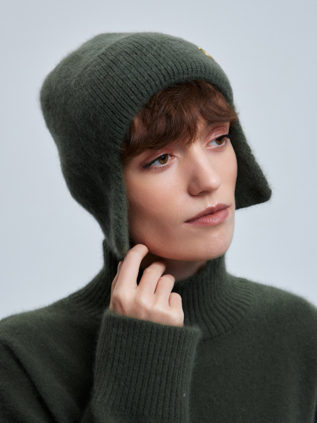 шапка ушанка 260160FX - хаки (2)