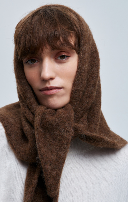 косынка 260120X - коричневый (2)