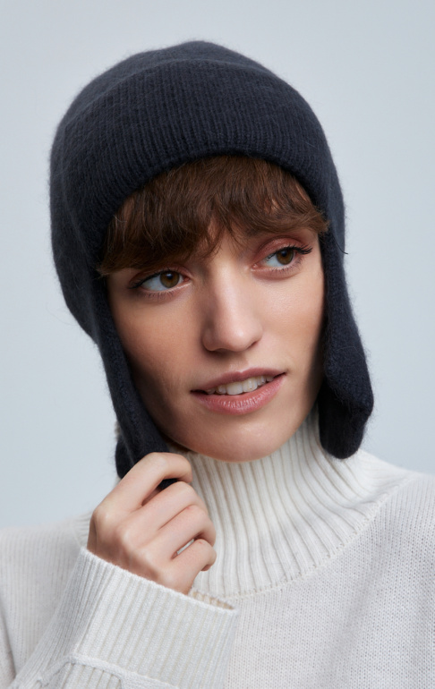 шапка ушанка 240127 - графит (2)