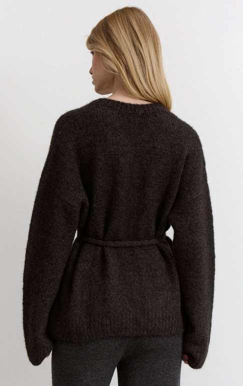 Кардиган 26W4111K коричневый (39)