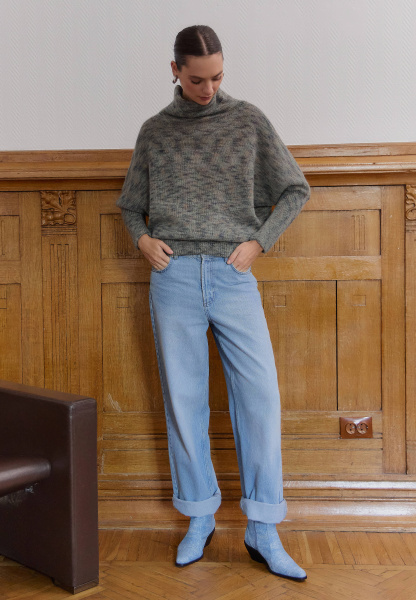 джемпер 26W2107K - хаки мультиколор