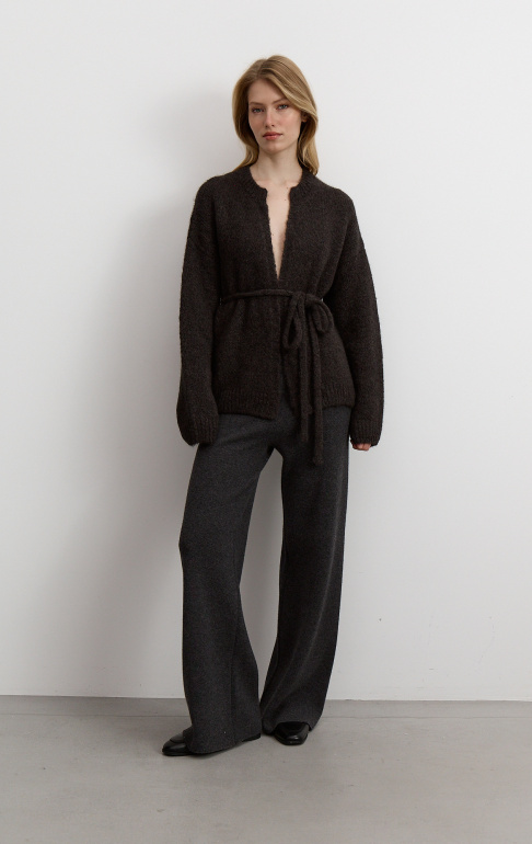 Кардиган 26W4111K коричневый (1)