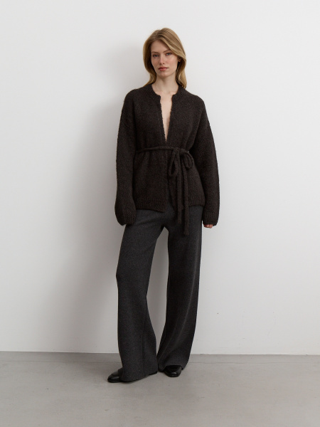 Кардиган 26W4111K коричневый (1)