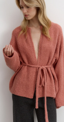 Кардиган 26W4111K - Розовый (14)