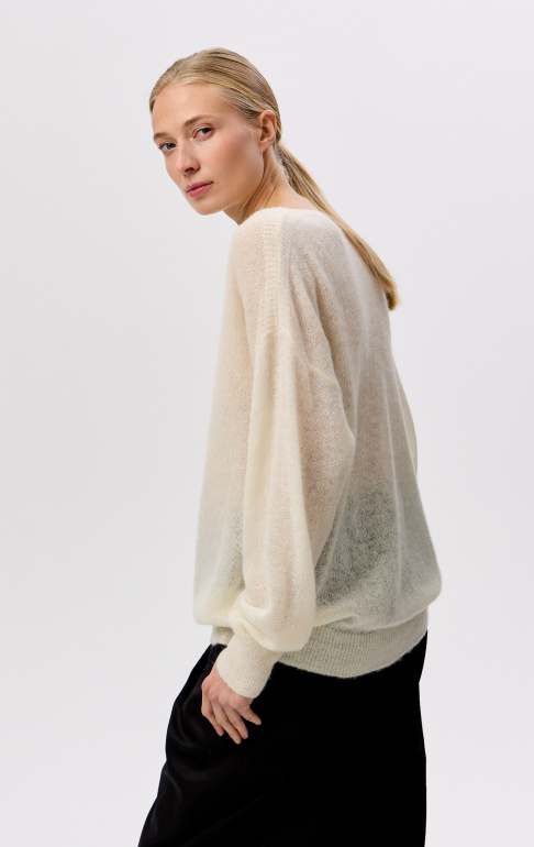 Джемпер-паутинка 2939W белый (10)