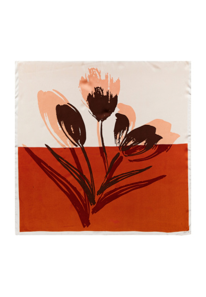 Платок 4026AS терракотовый (1)