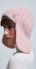 шапка ушанка 250130SC - розовая пудра (3)