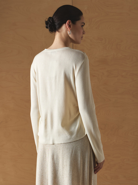 джемпер 26S2122KL - молочный (5)