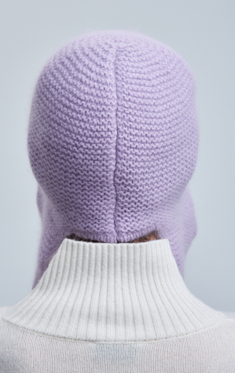шапка ушанка 230160RG - лаванда (5)