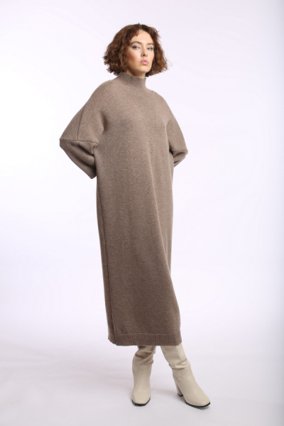 Платье 58P бежевое (2)