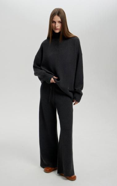 брюки 2305-1 - антрацит  джемпер 2428WCASH - антрацит (2)