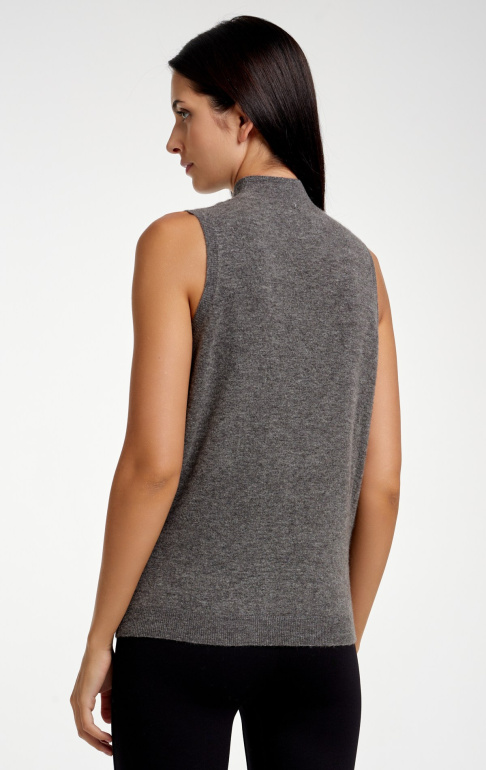 Джемпер без рукавов 2435WS серый (3)