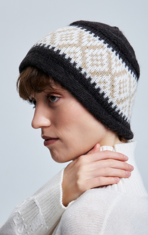 шапка 260107PG - бежево-коричневый (3)