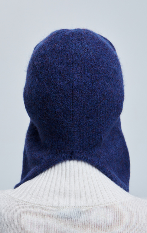 шапка ушанка 250160SC - синий (4)