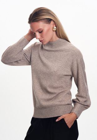 2480W джемпер бежевый люрекс (2)