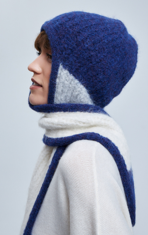 шапка ушанка 240140 - синий (3)