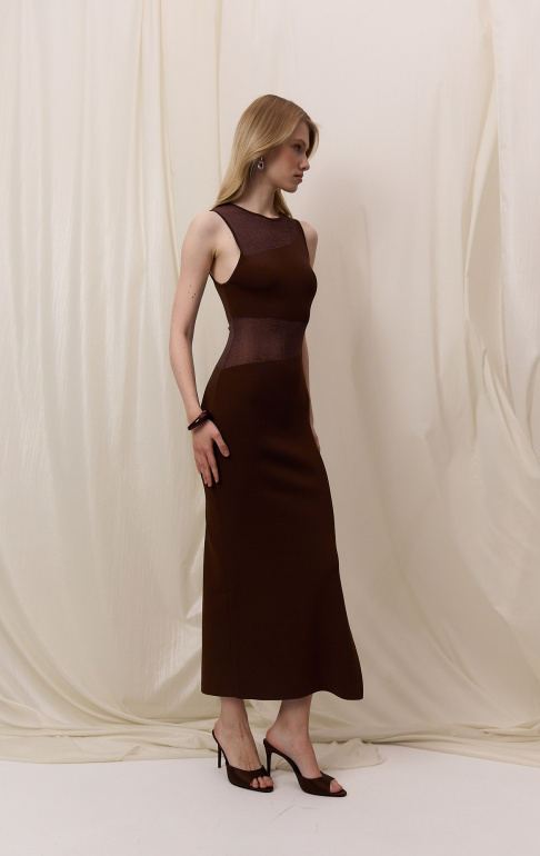 платье 26S1308K – шоколад (3)