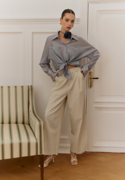 рубашка 25S1019F - серый (6)