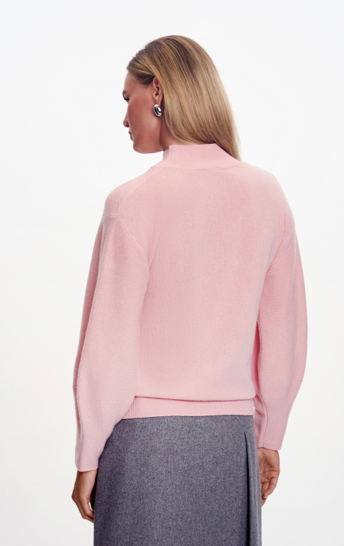 2480W джемпер розовый (2)