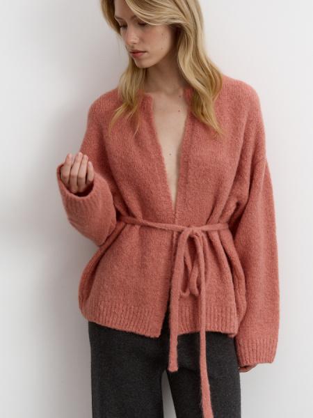 Кардиган 26W4111K - Розовый (14)