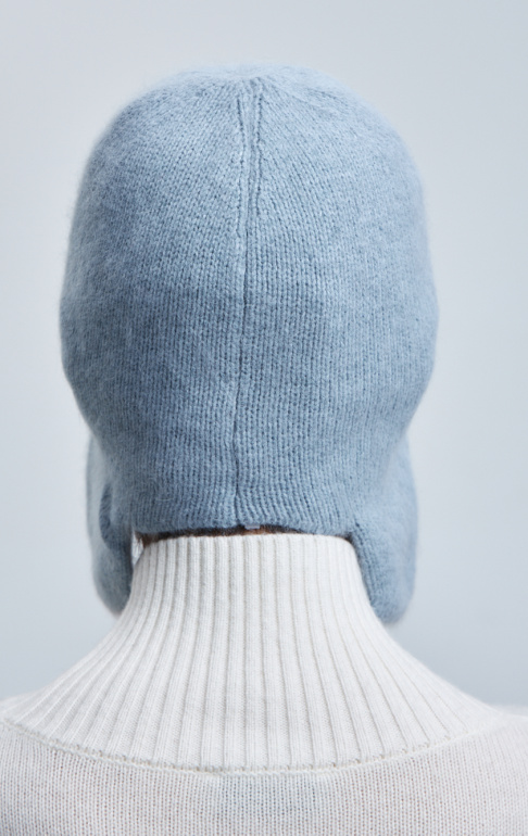 шапка ушанка 240127 - голубой (4)