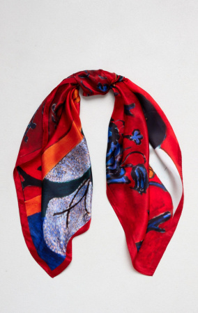 платок 6217SL красный (3)