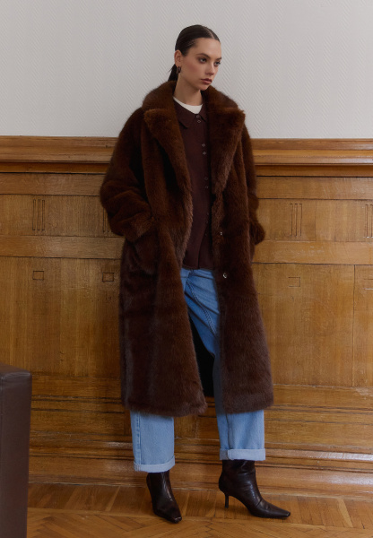 шуба 248237 - коричневый (5)