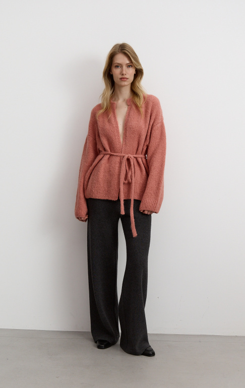 Кардиган 26W4111K - Розовый (4)