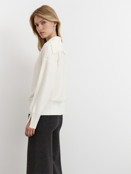 Джемпер 25W2116K белый (42)