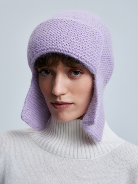 шапка ушанка 230160RG - лаванда (1)