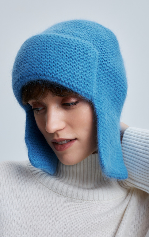 шапка ушанка 230160RG - бирюзовый (2)