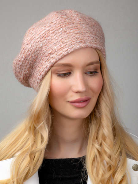 Берет 31301PZ персиковый (2)