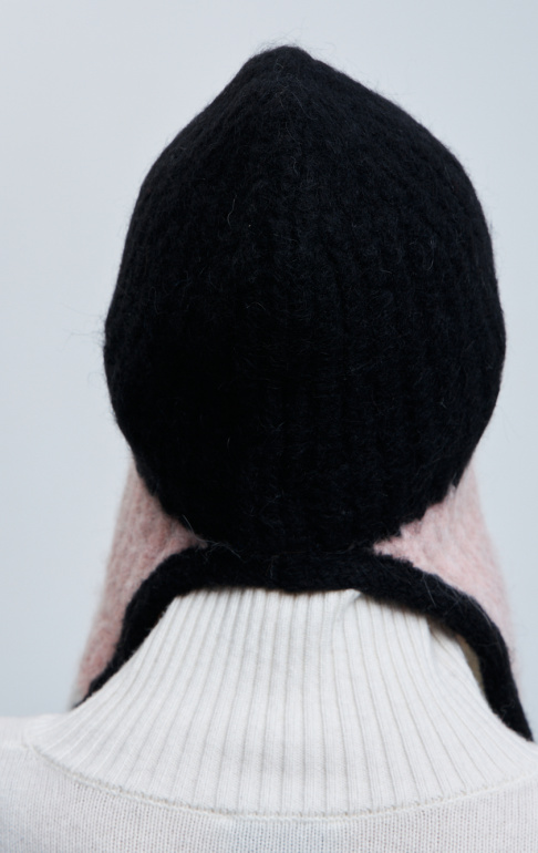 шапка ушанка 240140 - черный (4)